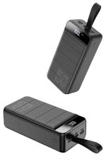 Taşınabilir Powerbank 50.000 mAh 4 Girişli Hızlı Şarj Led Göstergeli Fenerli Şarj - Görsel 3