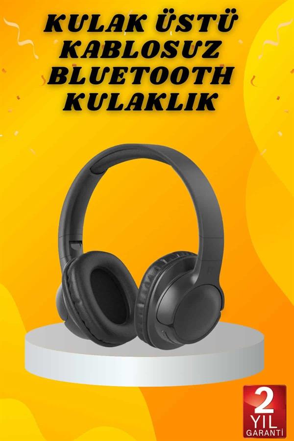 Compressed by jpeg-recompress Kulak Üstü Bluetooth Kulaklık Ayarlanabiilir Uzun Pil Ömrü Kablosuz 5.0 Bluetooth - Görsel 1