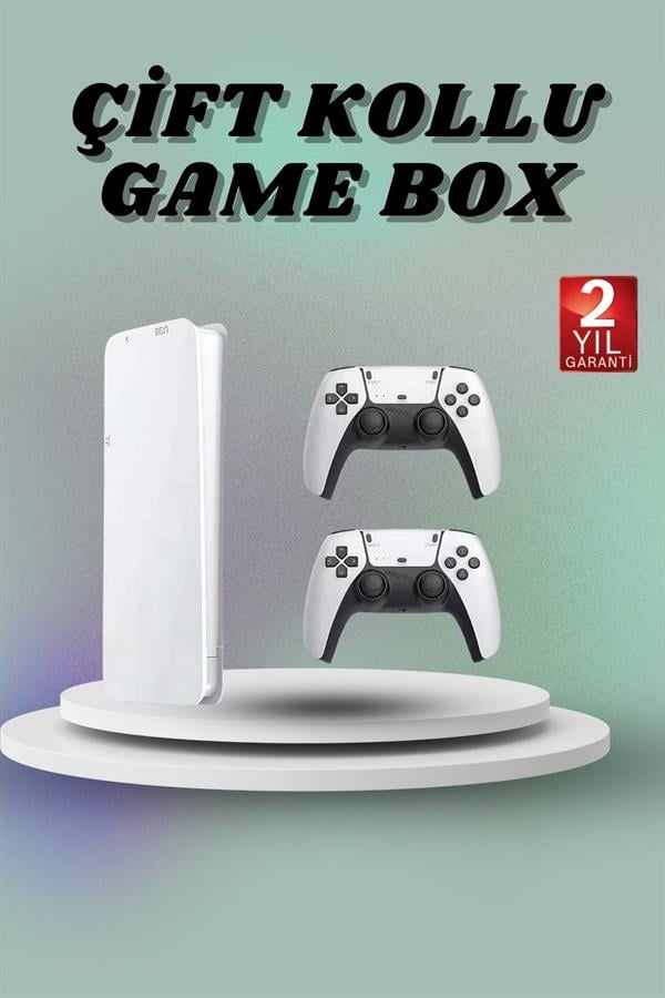 1213399_game-box-3d-cift-oyun-kollu-4k-hd-ekra-7a-931.jpg Game Box 3D Çift Oyun Kollu 4K HD Ekran 20000'den Fazla Oyun Seçeneği 2.4G Kablosuz - Görsel 1