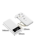Powerbank Şarj Cihazı 4 Çıkışlı 20.000 MAH Powerbank Taşınabilir Çoklu Giriş - Görsel 4