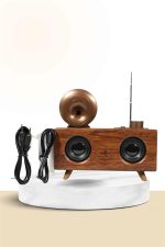 Nostaljik Radyo Bluetooth Bağlantılı Şarjlı Yüksek Ses Kaliteli - Görsel 5