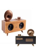 Nostaljik Radyo Bluetooth Bağlantılı Şarjlı Yüksek Ses Kaliteli - Görsel 3