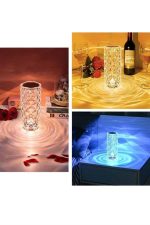 Sevgililer Günü İçin Hediye Kristal Lamba Sevgiliye Hediye USB Şarjlı Gece Lambası - Görsel 2