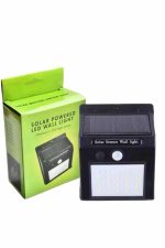 Bahçe Aydınlatma Sensörlü Güneş Enerjili Duvar Lambası 40 Led Işık - Görsel 5