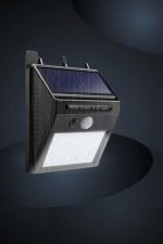 Bahçe Aydınlatma Sensörlü Güneş Enerjili Duvar Lambası 40 Led Işık - Görsel 2