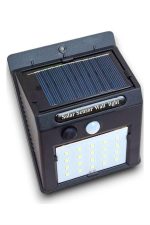 Solar Sensörlü Duvar Lambası Bahçe Lamba 20 Led Işık - Görsel 4