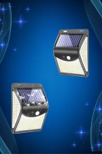 Solar Sensörlü Duvar Lambası Bahçe Lamba 20 Led Işık - Görsel 5