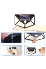 Solar Sensörlü Duvar Lambası Bahçe Lambaso Parlak Beyaz Işık Suya Dayanıklı - Görsel 4