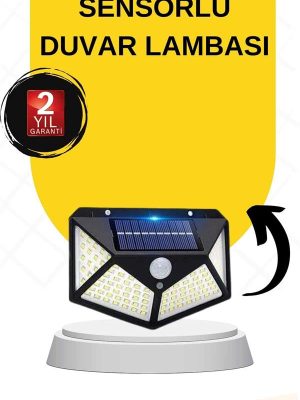 Güneş Enerjili Bahçe Lambası 100 Led Bahçe Lambası Bahçe Aydınlatma
