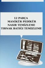 12 Parça El Ayak Temizleme Pense Kir Temizleme Aparatı Kaş Cımbızı - Görsel 3