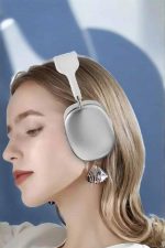 P9 Plus Kablosuz Kulak Üstü Bluetooth Kulaklık Beyaz Yüksek Ses Kaliteli - Görsel 5