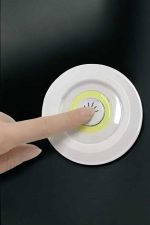 Spot Lamba Led Işık 3'lü Uzaktan Kumandalı Pilli Yapışkanlı Kablosuz - Görsel 4