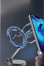 Telefon Tutucu Tüm Arabalara Uyumlu Araç İçi Katlanabilir Manyetik Tasarım - Görsel 5