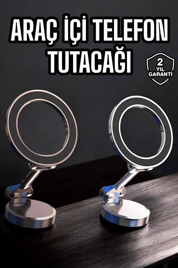 Compressed by jpeg-recompress Telefon Tutucu Tüm Arabalara Uyumlu Araç İçi Katlanabilir Manyetik Tasarım - Görsel 1