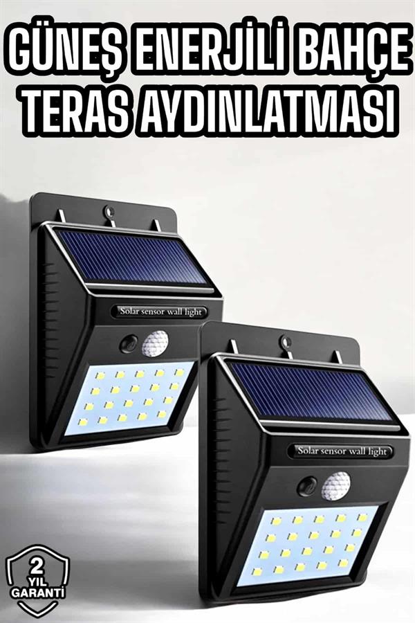 Compressed by jpeg-recompress Solar Güneş Enerji Panelli Sensörlü Lamba Enerji Tasarruflu - Görsel 1