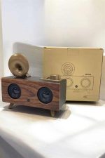 Bluetooth Hoparlör Ahşap Klasik Retro Gramofon Bluetooth Müzik Kutusu - Görsel 3
