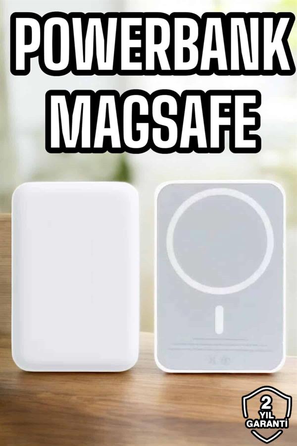 Compressed by jpeg-recompress Magsafe Kablosuz Batarya Yüksek Performanslı Manyetik Tasarım Hızlı Şarj - Görsel 1