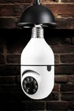 Wifi Kamera Duylu Ampul Görünümlü 360 Derece Dönebilen Ev Kamerası - Görsel 4
