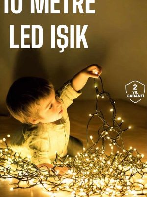 Gün Işığı 10 Metre Led Işık Şerit Led Süsleme Parti Malzemesi