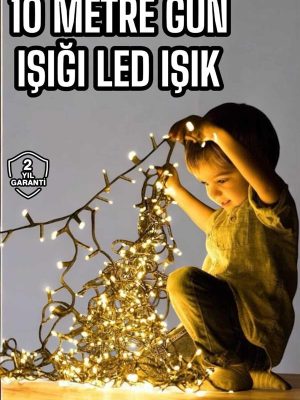 10 Metre Led Işık Saçaklı Dekoratif Şerit Led