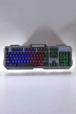 Oyuncu Klavyesi Q Klavye RGB Işıklı Mouse Hediyeli - Görsel 5