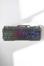 Oyuncu Klavyesi Q Klavye RGB Işıklı Mouse Hediyeli - Görsel 3