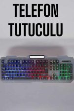 Q Klavye RGB Işıklı Klavye Ve Mouse Seti Kablolu Mouse Hediyeliş - Görsel 5