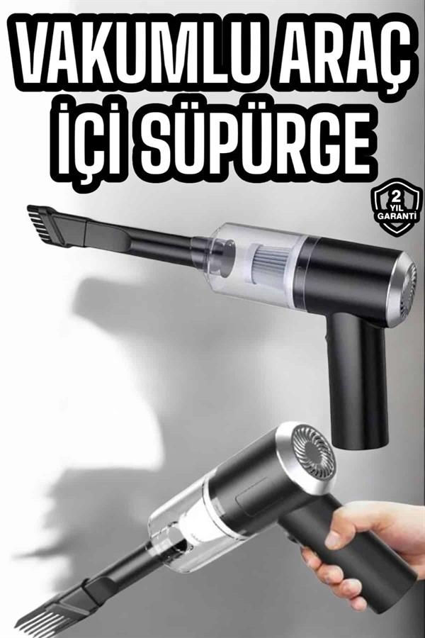Compressed by jpeg-recompress Araç İçi Süpürge Filtreli Şarjlı Süpürge Vakumlu Yıkanabilir - Görsel 1