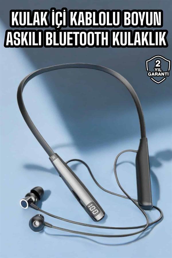 Compressed by jpeg-recompress Boyun Askılı Bluetooth Kulaklık Uzun Şarj Süreli Dijital Göstergeli Kablolu - Görsel 1