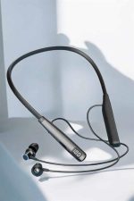 Dijital Göstergeli Kulak İçi Kablosuz Bluetooth Kulaklık Boyun Bantlı - Görsel 2