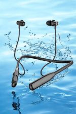 Dijital Göstergeli Kulak İçi Kablosuz Bluetooth Kulaklık Boyun Bantlı - Görsel 3