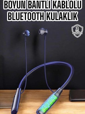 Yeni Nesil Bluetooth Kulaklık Kablolu Kulak İçi Dijital Göstergeli