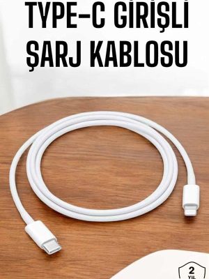 Iphone İOS Uyumlu Hızlı Şarj Kablosu Type C To Lightning 12 13 14 15 Pro Max