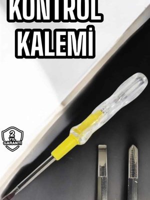 Test Cihazı Kontrol Kalemi Çift Başlıklı Şeffaf Elektrik Testi
