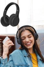 Kulak Üstü Kablosuz Bluetooth Kulaklık Gürültü Önleyici Uzun Şarj Süreli - Görsel 2