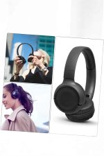 Kulak Üstü Kablosuz Bluetooth Kulaklık Gürültü Önleyici Ayarlanabilir - Görsel 2