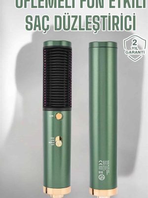 Üflemeli Fön Tarak Düzleştirici Seramik Kaplama Elektriklenme Karşıtı