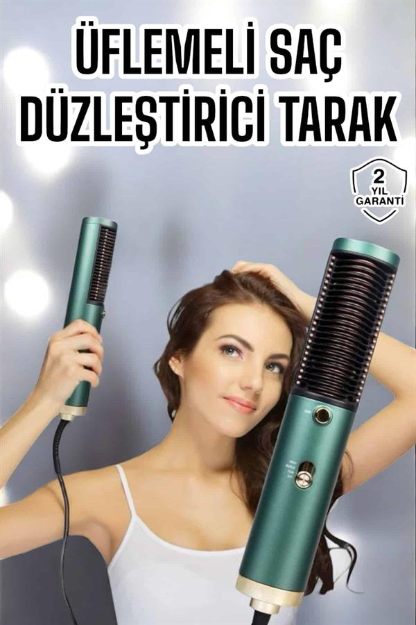 Compressed by jpeg-recompress Fön Tarak Saç Düzleştirici Üflemeli Fön Makinesi Sıkı Dişli Taşınabilir - Görsel 1