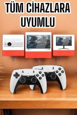 Joystick Çift Kollu Oyun Kolu Retro Oyun Yüksek Çözünürlüklü 3D Game - Görsel 5