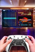 Joystick Çift Kollu Oyun Kolu Retro Oyun Yüksek Çözünürlüklü 3D Game - Görsel 3