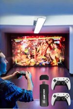 Joystick Çift Kollu Oyun Kolu Retro Oyun Yüksek Çözünürlüklü 3D Game - Görsel 4