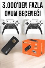 Joystick Çift Kollu Oyun Kolu Retro Oyun Yüksek Çözünürlüklü 3D Game - Görsel 2
