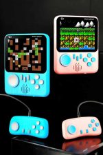 El Atarisi 3.5 inç Ekran Çift Konsol 666 Adet Retro Oyun Gamepad - Görsel 3