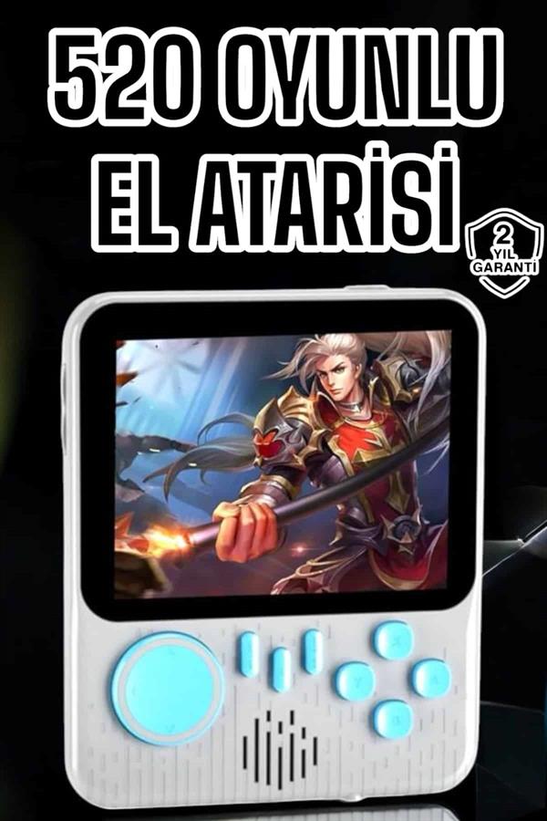Compressed by jpeg-recompress Mini Atari El Atarisi 3.5 inç Ekran Çift Konsol 666 Adet Retro Oyun Gameboy El Atarisi - Görsel 1