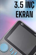 Mini Atari El Atarisi 3.5 inç Ekran Çift Konsol 666 Adet Retro Oyun Gameboy El Atarisi - Görsel 3
