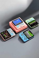 Mini Atari El Atarisi 3.5 inç Ekran Çift Konsol 666 Adet Retro Oyun Gameboy El Atarisi - Görsel 2