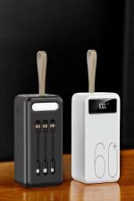 Powerbank 60.000 MAH Dijital Göstergeli 4 Portlu Taşınabilir - Görsel 4