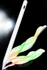 Dokunmatik Kalem Beyaz Şarjlı Yedek Uçlu Android ve İOS Uyumlu - Görsel 2