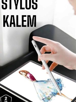 Tablet Kalemi Stylus Pen Dokunmatik Kalem Android Ve İOS Uyumlu Şarjlı