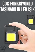 Kamp Işığı Çok Fonksiyonlu Taşınabilir Anahtarlık Kapak Açma Manyetik Özelliği - Görsel 2